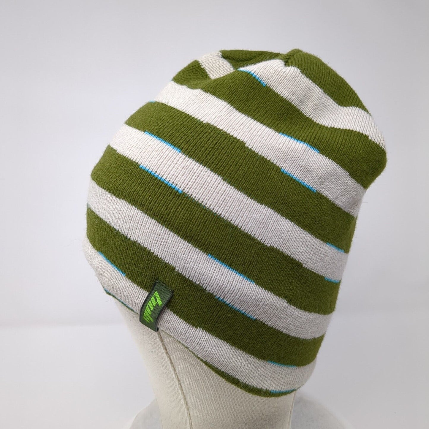 Bula Knit Beanie Hat Multicolor One Size Striped Acrylic Stretch