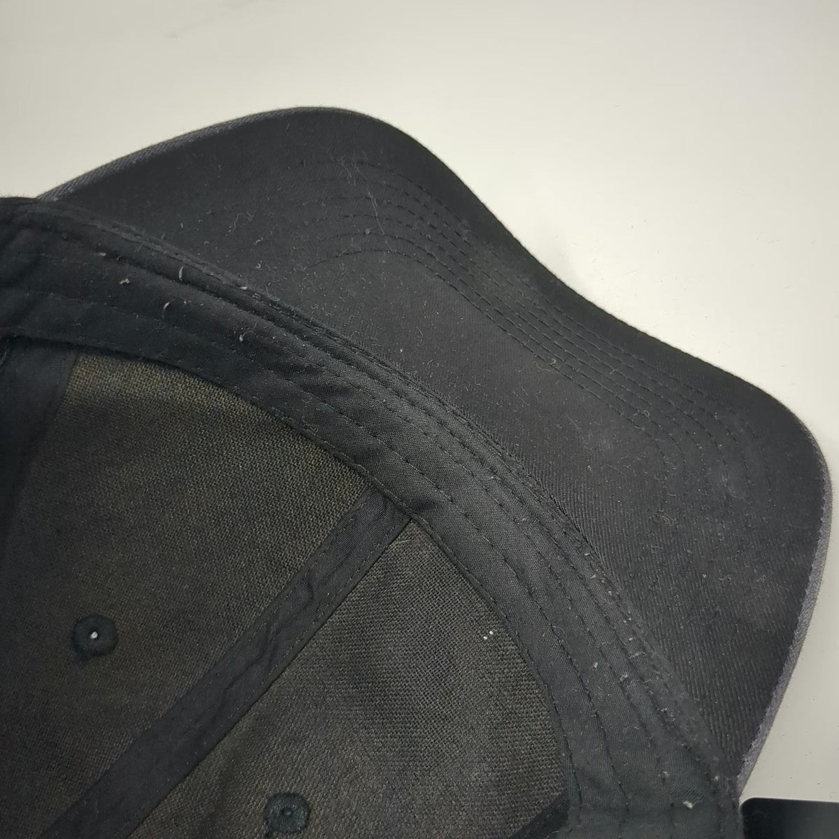 KFC Baseball Cap Gray Black One Size 11 Herbs & Spices Finger Lickin Good Hat