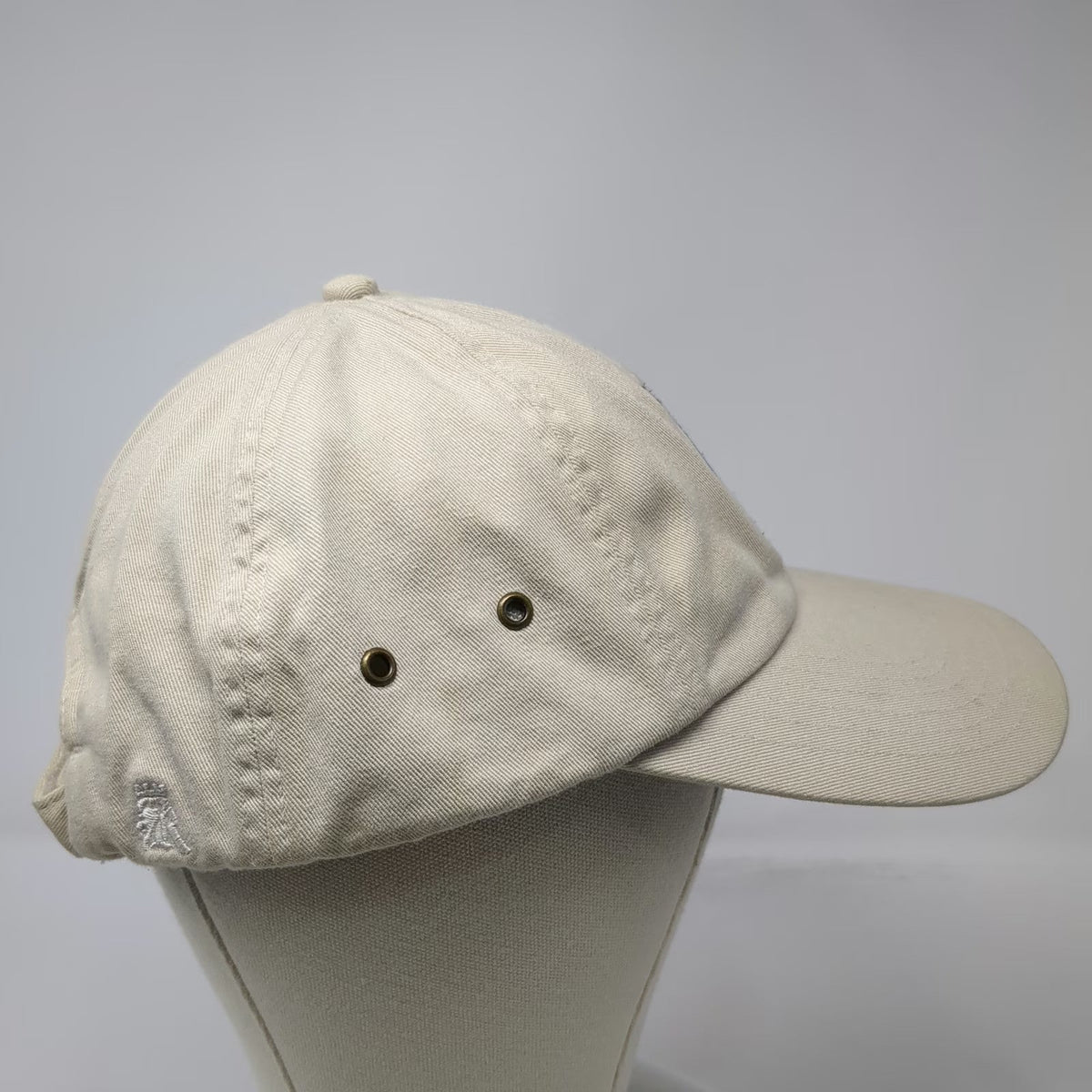 Royal Baseball Cap Beige Blue Black One Size Donjon Marine Compass Logo Hat