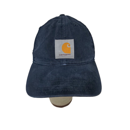 Carhartt Meshback Snapback Hat OSFA Blue Patch Logo Embroidered Spell Out