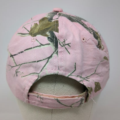 Realtree Pink Camo Baseball Cap Hat One Size Adjustable Strapback Hunting Woods