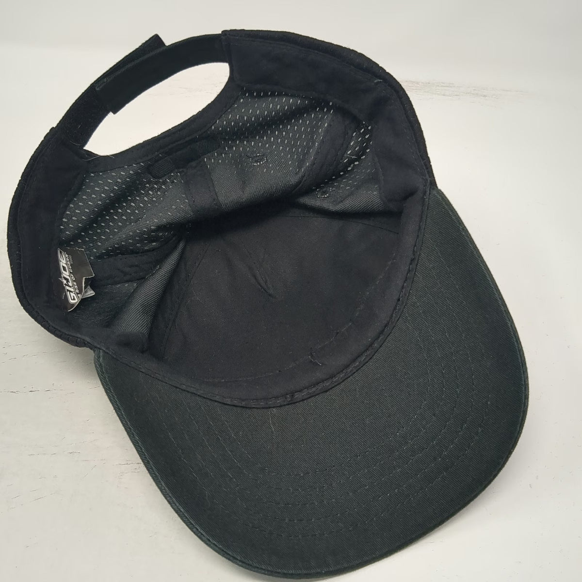 G.I. Joe The Rise of Cobra 5 Panel Black Hat OSFM Storm Shadow Logo Strapback