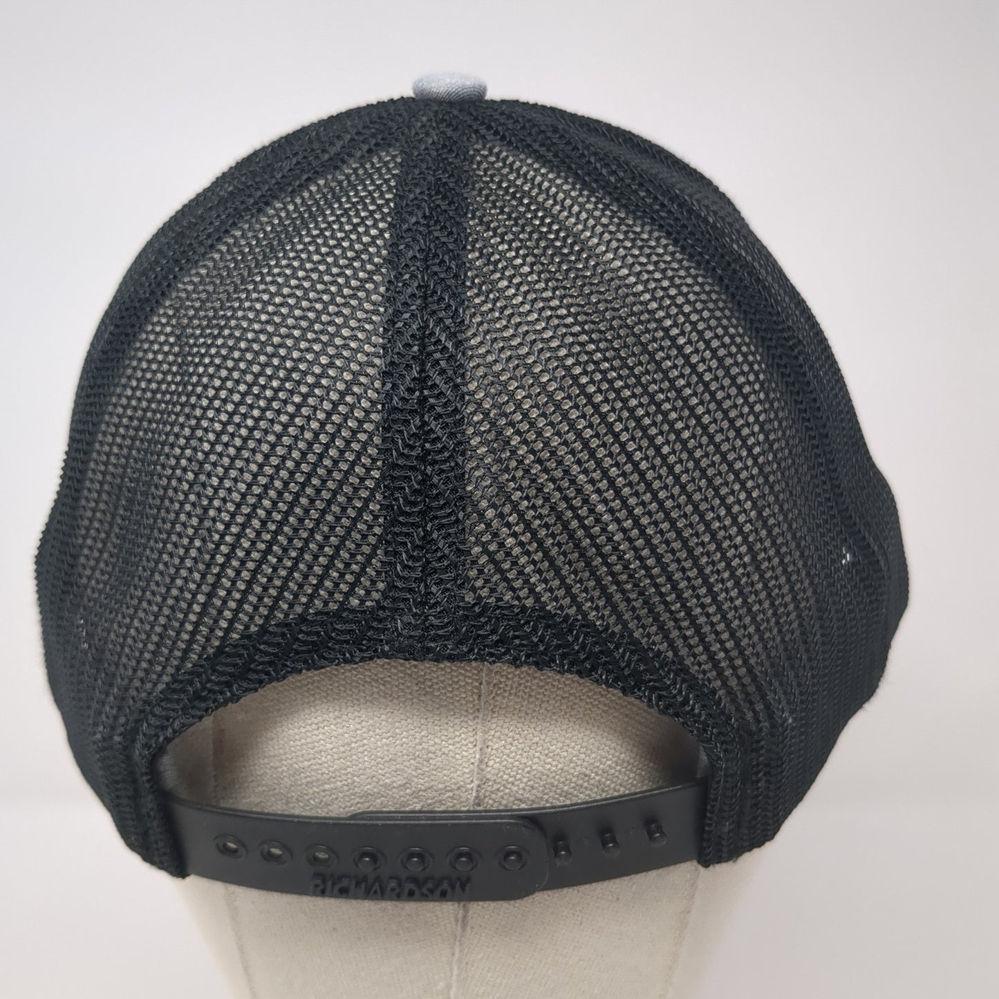 Border States Snapback Trucker Hat Gray One Size Mesh Back Richardson