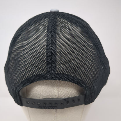 Border States Snapback Trucker Hat Gray One Size Mesh Back Richardson
