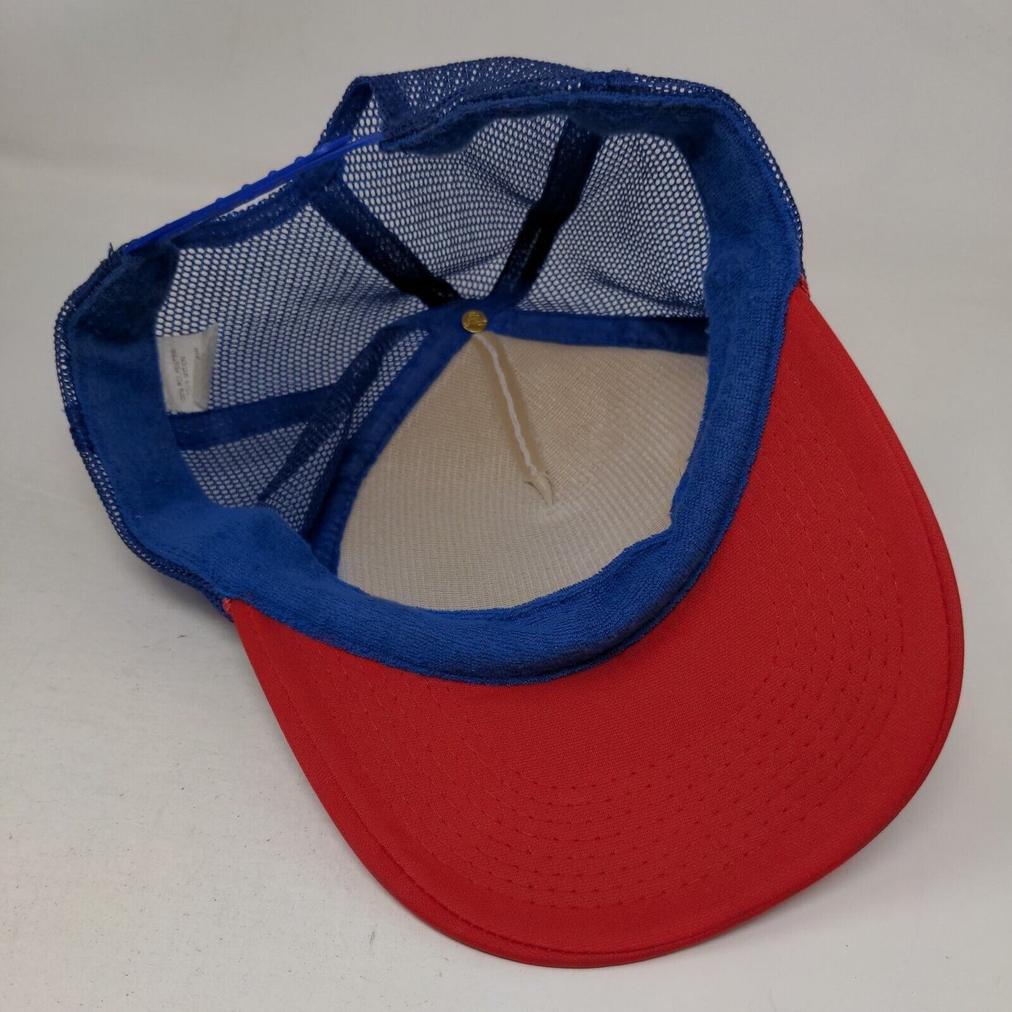 Shaka Sign Patriotic Snapback Trucker Hat Multicolor OSFM Mesh Back Rope