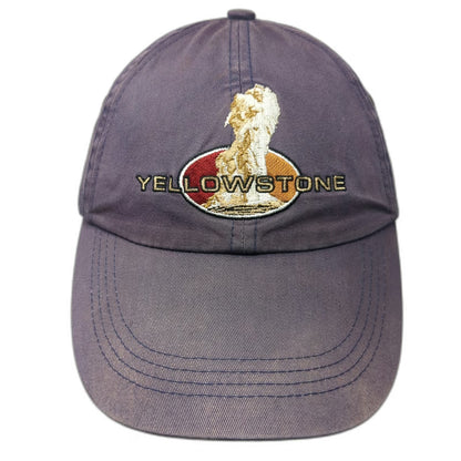 Sansegal Baseball Cap Blue One Size Yellowstone Geyser Cotton Adjustable Hat