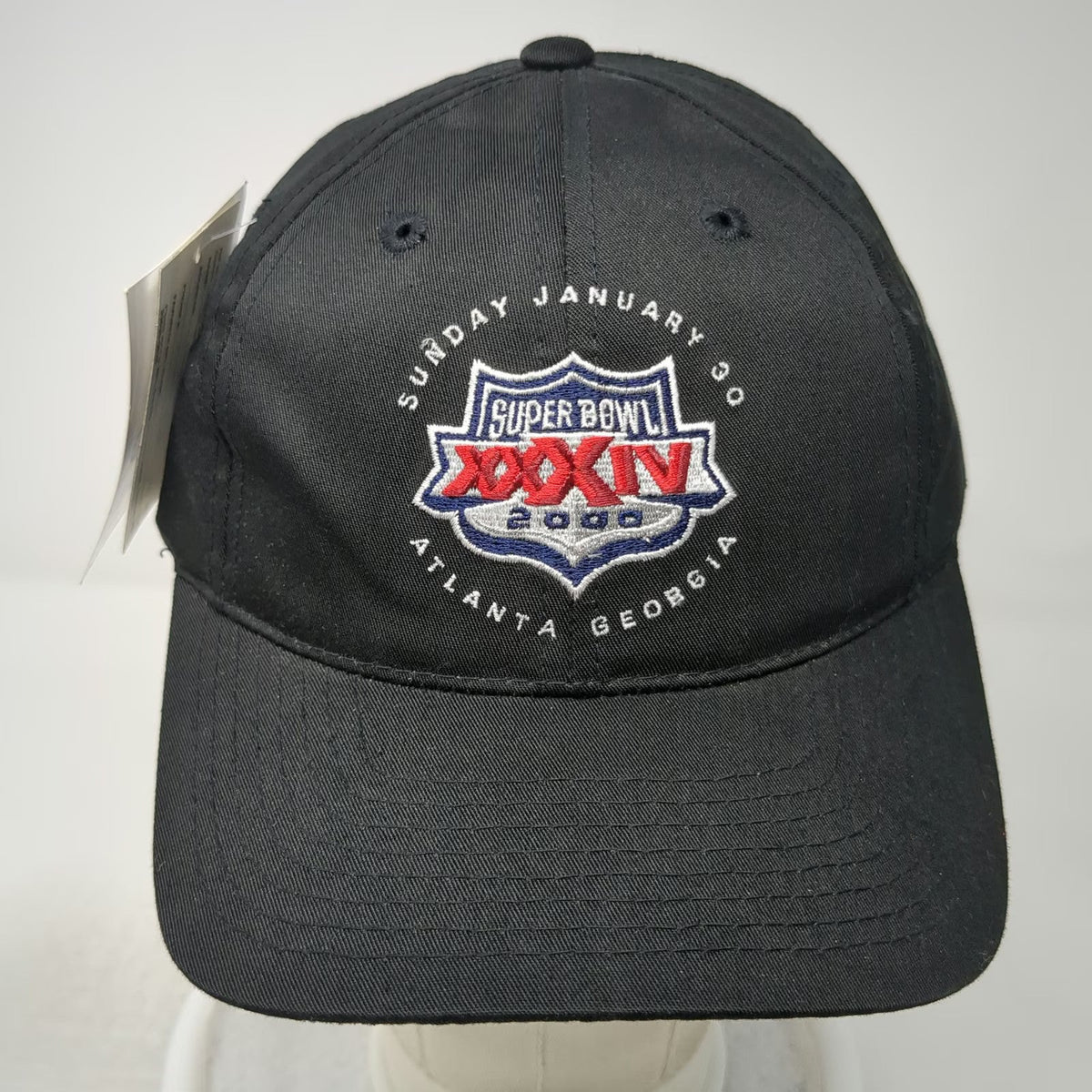 Logo Athletic Snapback Black One Size Super Bowl XXXIV Atlanta 2000 Georgia Hat