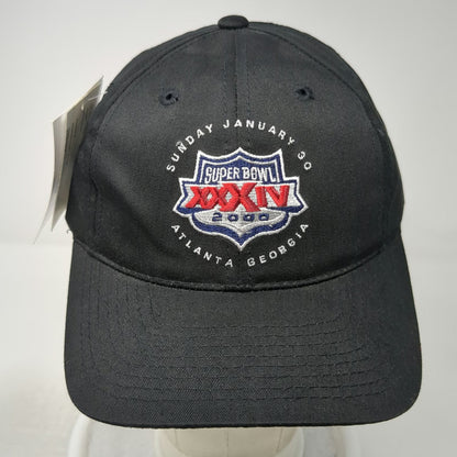 Logo Athletic Snapback Black One Size Super Bowl XXXIV Atlanta 2000 Georgia Hat