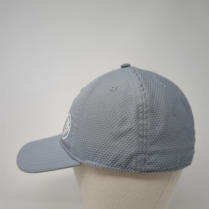 Under Armour Golf Fitted Hat Gray M/L Embroidered Logo Solid 6 Panel