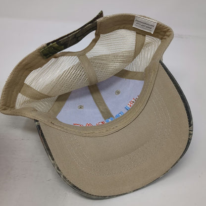 CustomHats Baseball Cap Green Camo One Size Strapback Mesh Embroidered Hat
