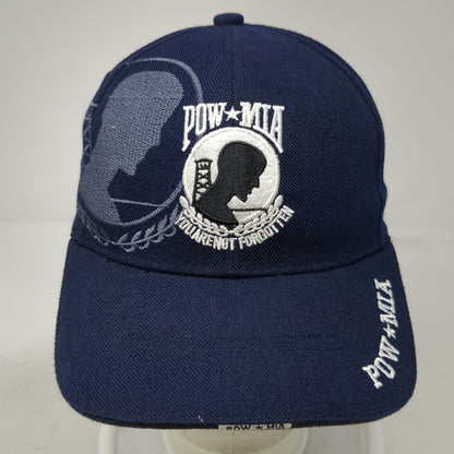 Santo Cap POW MIA You Are Not Forgotten Blue Baseball Cap One Size Military Hat