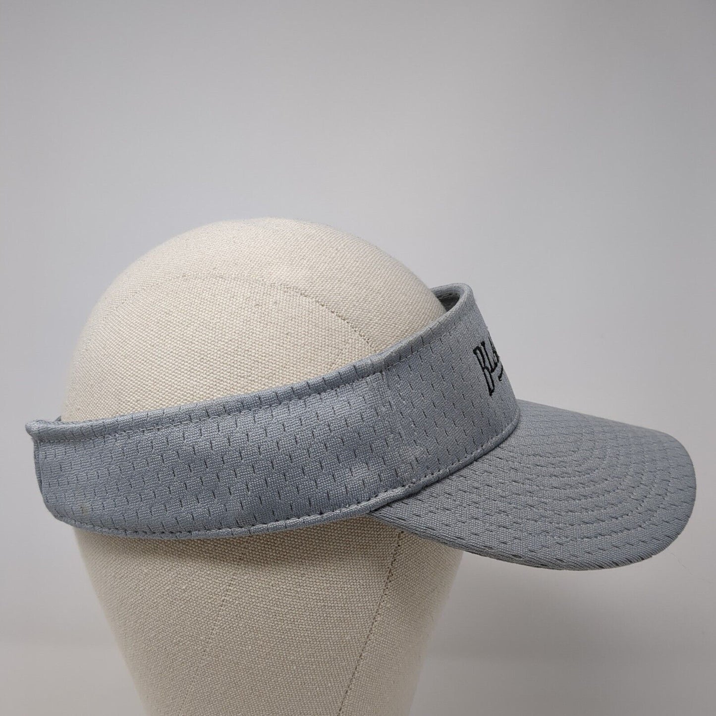 Black Eagle Strapback Sun Visor Hat Gray Small Adjustable Richardson