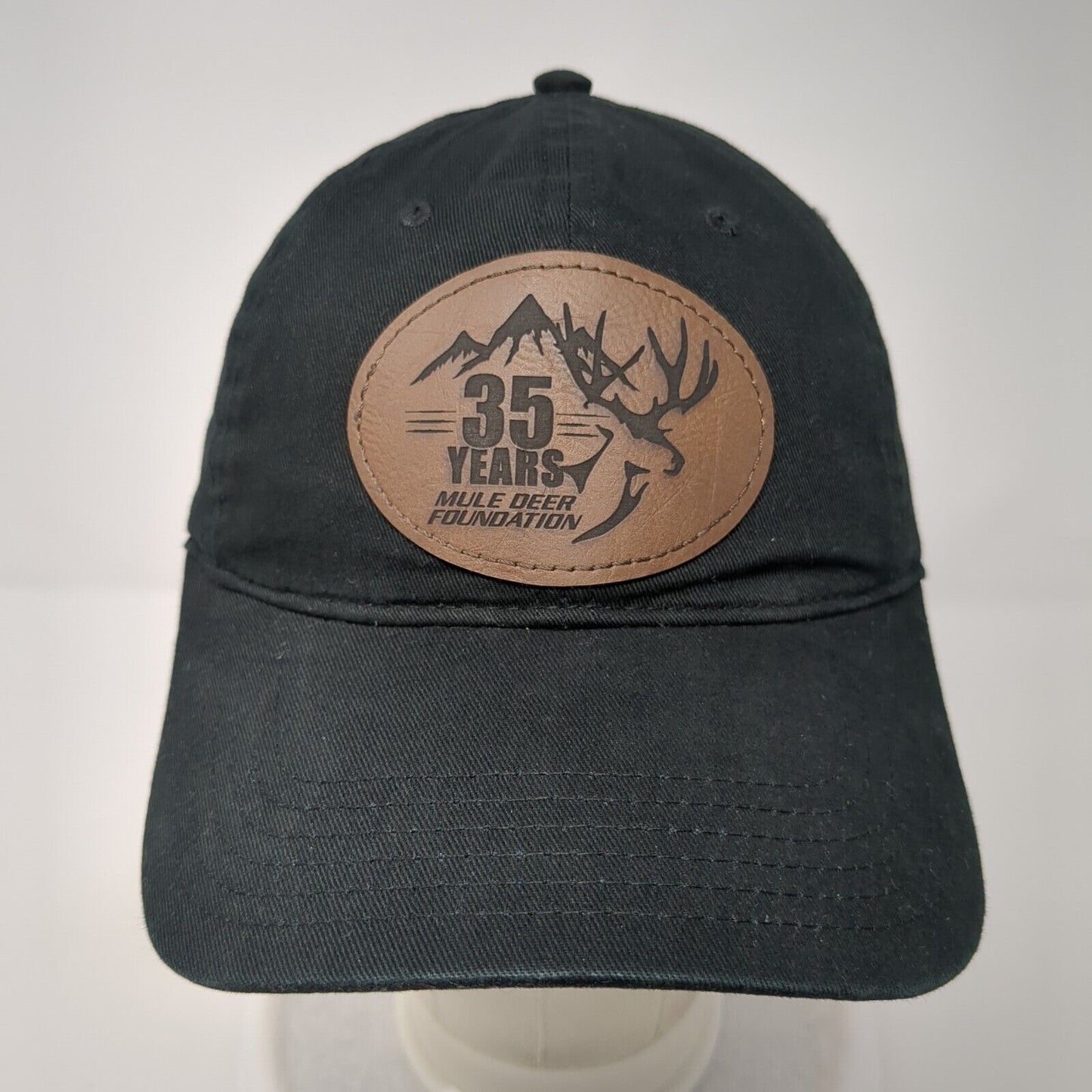 35 Years Mule Deer Foundation Strapback Hat Black One Size Adjustable Otto