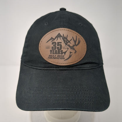 35 Years Mule Deer Foundation Strapback Hat Black One Size Adjustable Otto