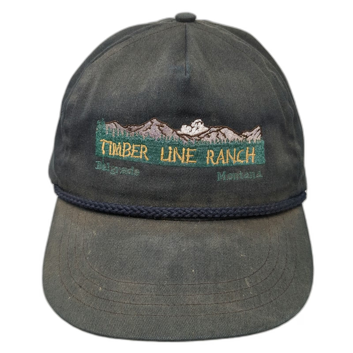 DGR Sales 5 Panel Green One Size Timber Line Ranch Belgrade Montana Rope Hat