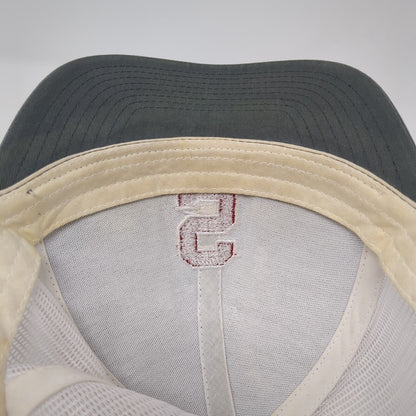 Letter S Snapback Trucker Hat Gray OS Adjustable Mesh Back Pacific Headwear