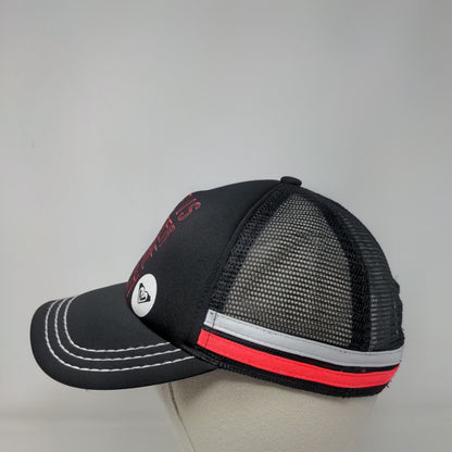 Life is Better at The Beach Snapback Trucker Hat Black One Size Mesh Back ROXY
