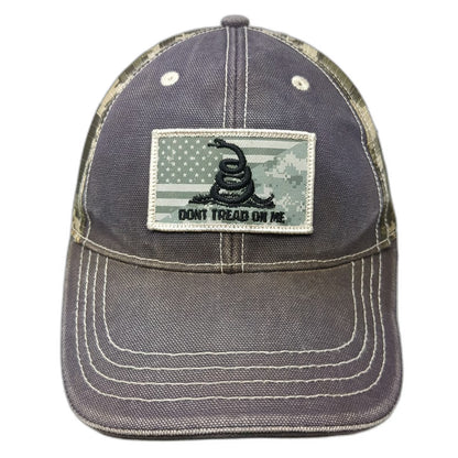 Buck Wear Trucker Hat Gray One Size Gadsden Flag Dont Tread On Me Camo