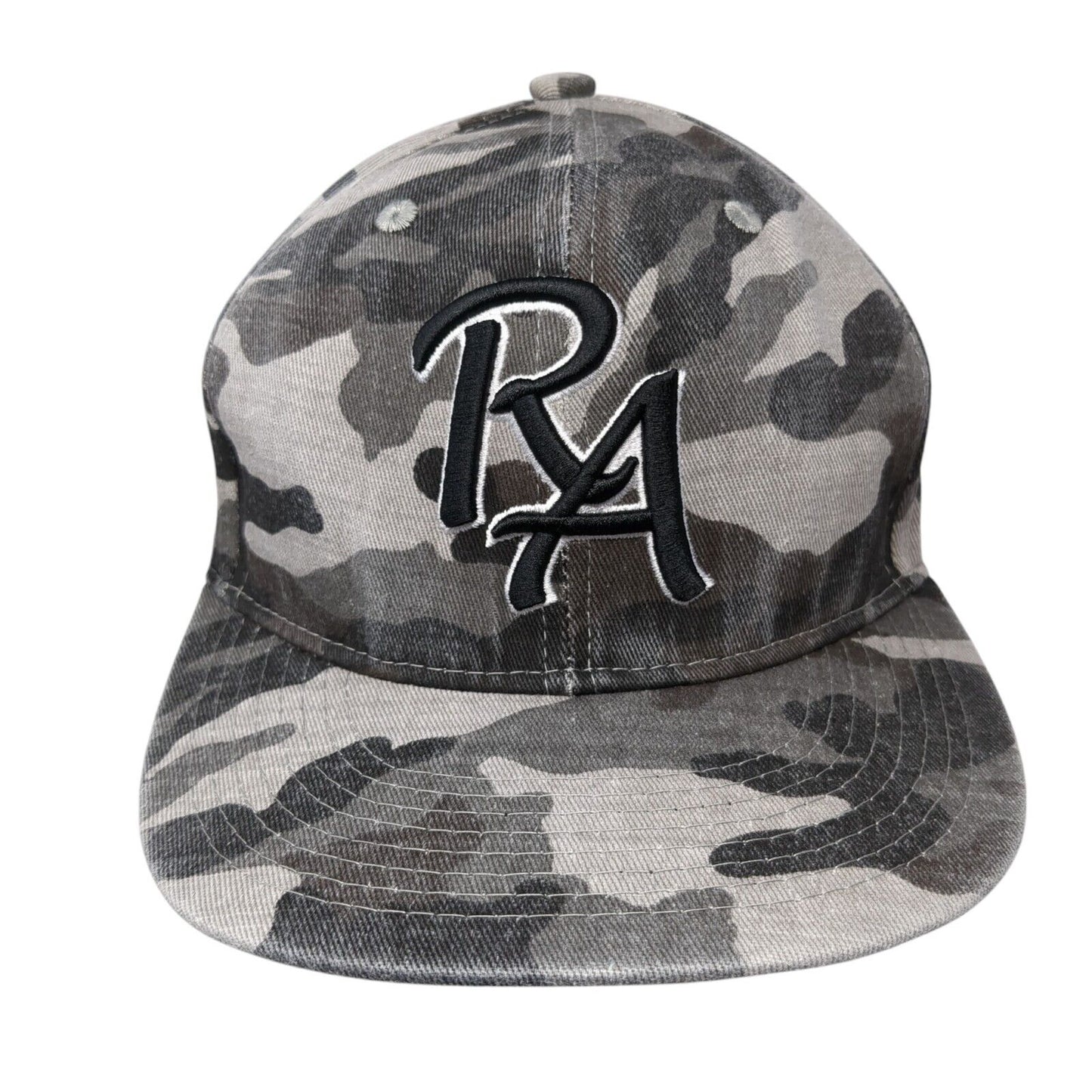 RA Rijo Athletics Fitted Hat Camouflage One Size Adjustable Embroidered 6 Panel