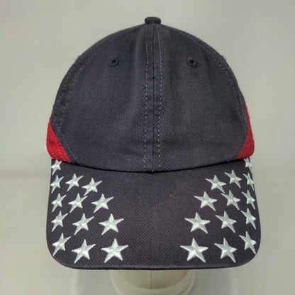 USA Flag Slideback Hat Multicolor OSFA Adjustable Embroidered HG