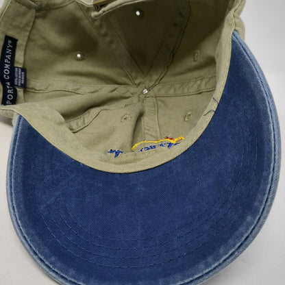Port & Company Baseball Cap Green Blue One Size Brewster West Embroidered Hat
