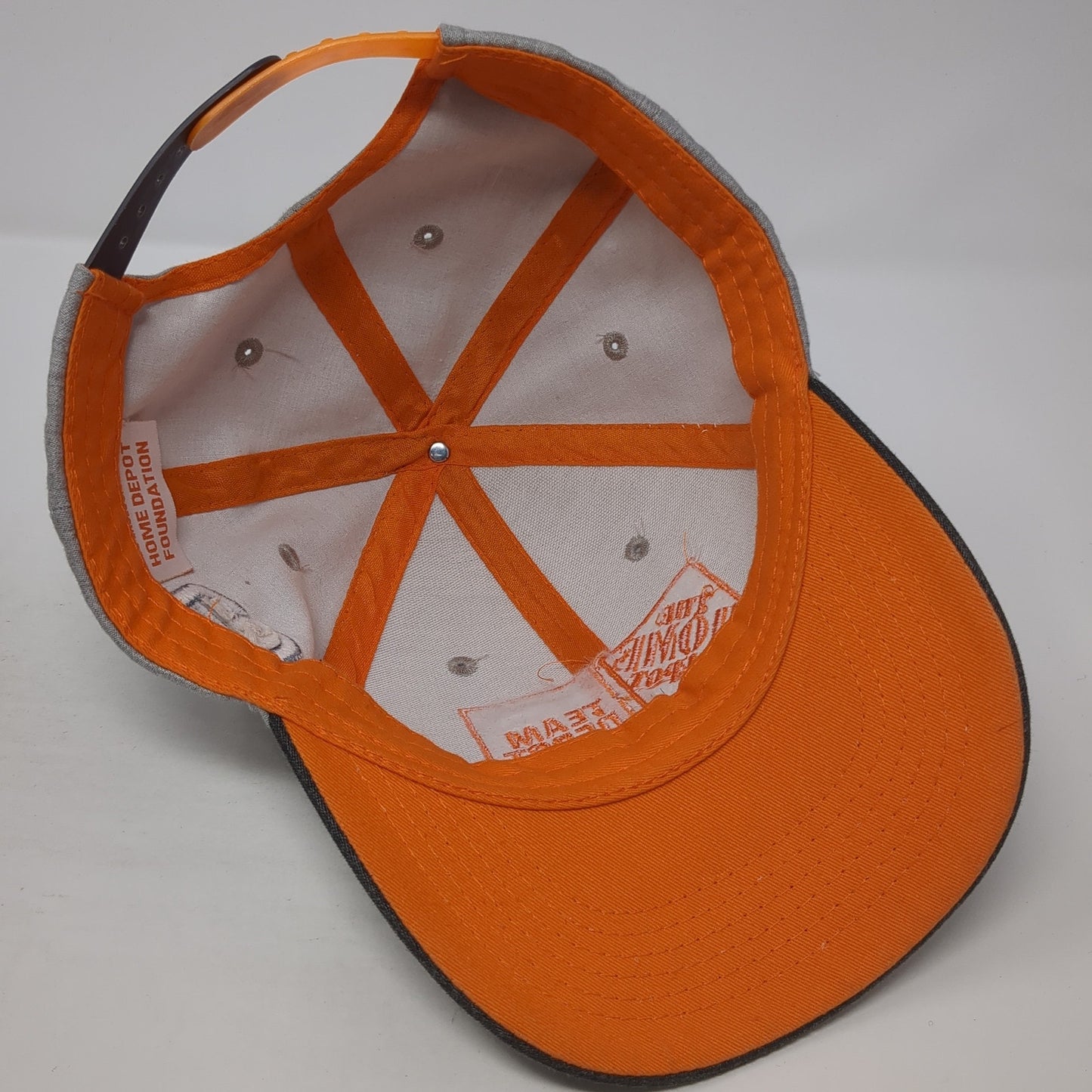 The Home Depot Snapback Hat Gray One Size Adjustable CA Technologies
