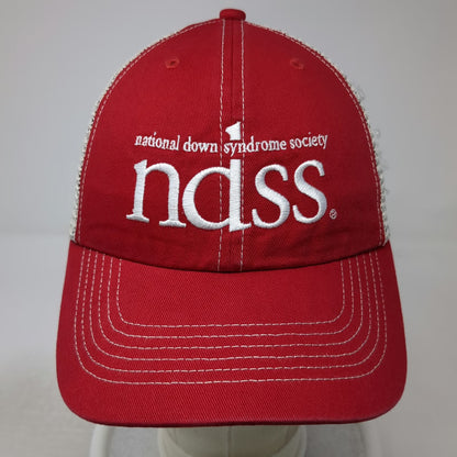 '47 Trucker Hat Red OSFM NDSS National Down Syndrome Society Mesh Snapback Logo