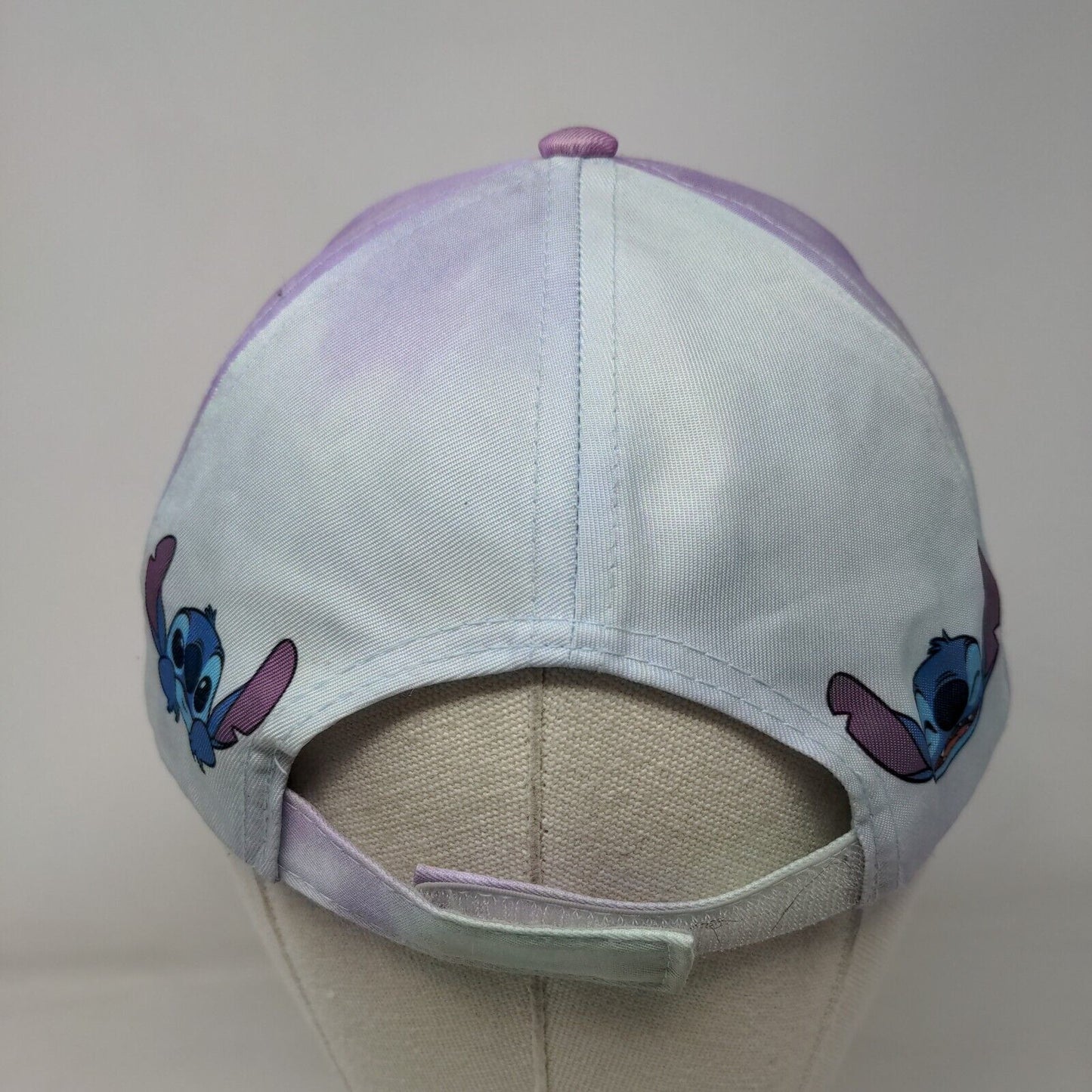 Disney Stitch Strapback Hat Multicolor OSFM Tie Dye Adjustable 6 Panel