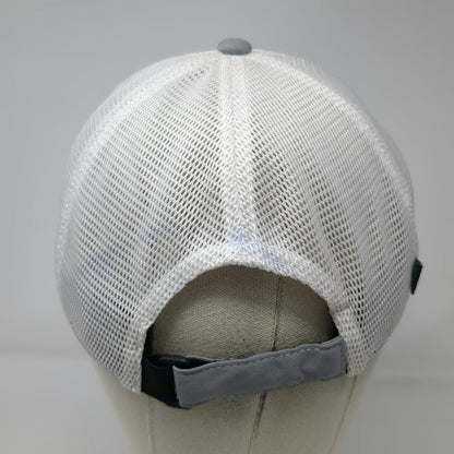 Legacy 5 Panel Gray Hat Montana Mountain Patch White Mesh One Size Strapback