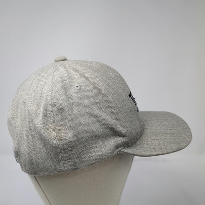Yupoong Snapback Hat Gray One Size Ten Mile Brewing Company Green Underbrim Wool