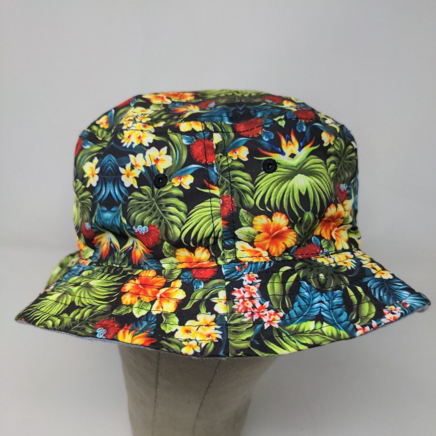 Spencer's Gifts Men's Bucket Hat Multicolor OS Floral All Over Print Polyester