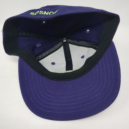 Glenn Electric Inc. Sosnop Fitted Hat Purple XL Embroidered Cap America