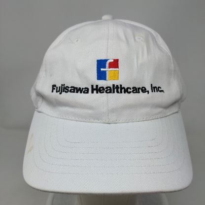 Fujisawa Healthcare Inc Slideback Hat White OSFA Embroidered 6 Panel