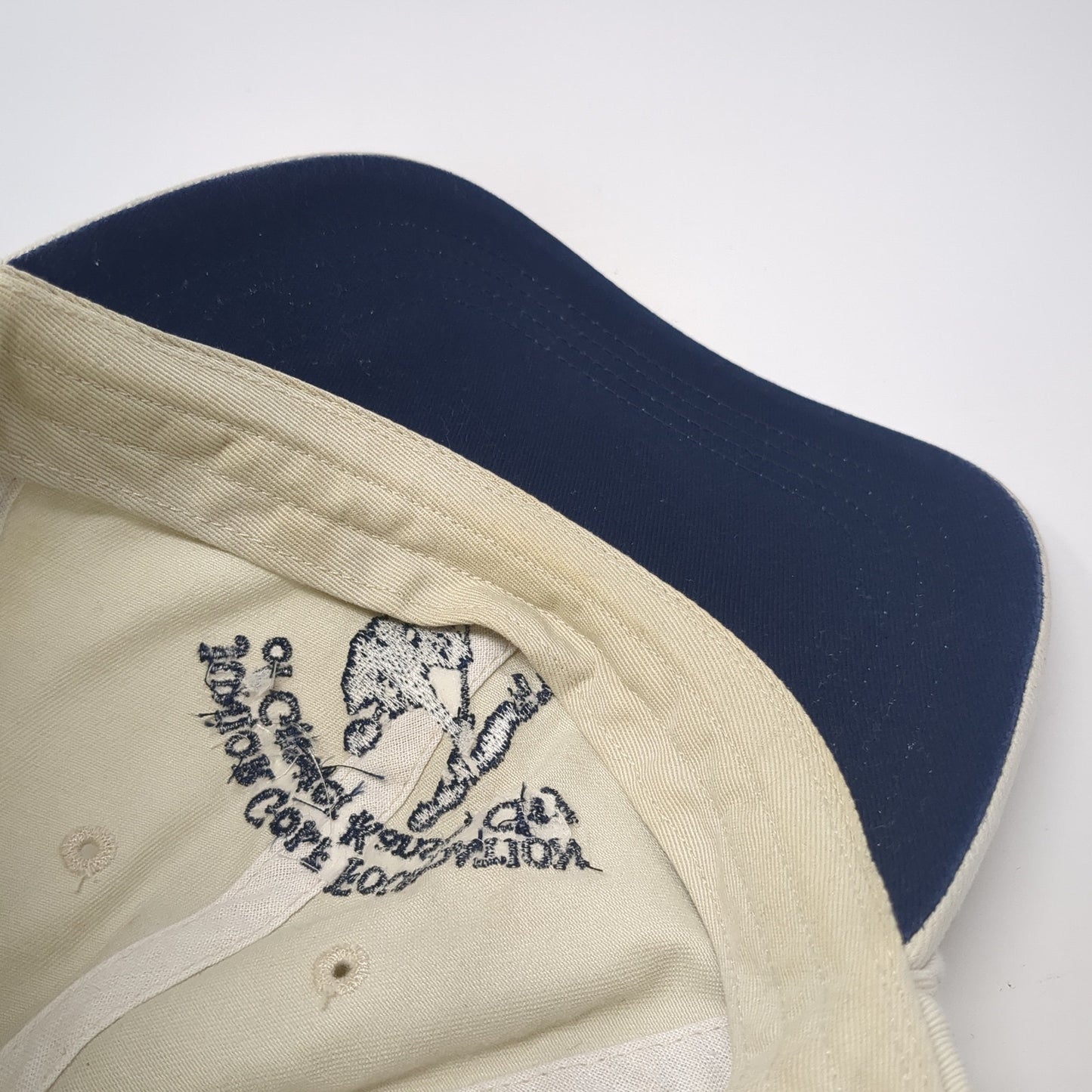 Junior Golf Foundation of Greater Kansas City Slideback Hat Beige One Size