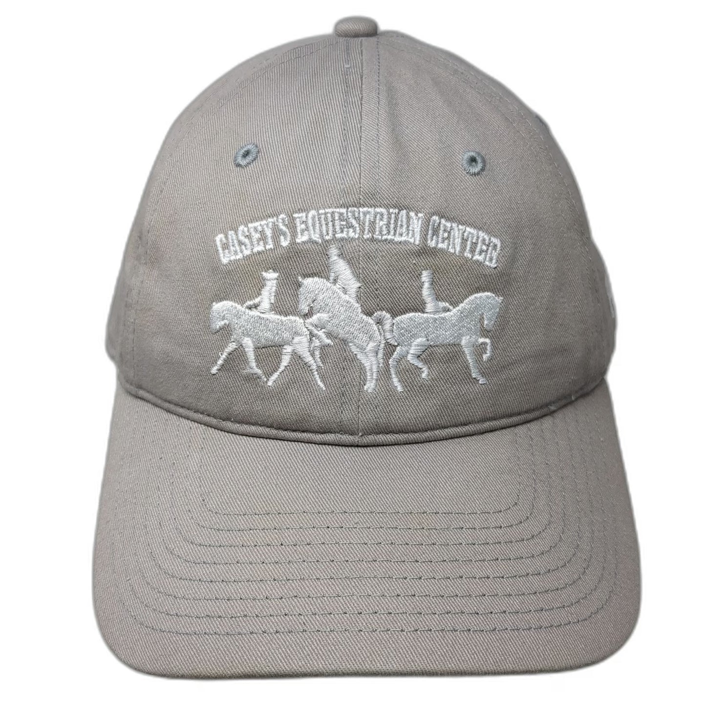 Under Armour Baseball Cap Gray One Size Casey's Equestrian Center Slideback Hat