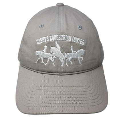 Under Armour Baseball Cap Gray One Size Casey's Equestrian Center Slideback Hat