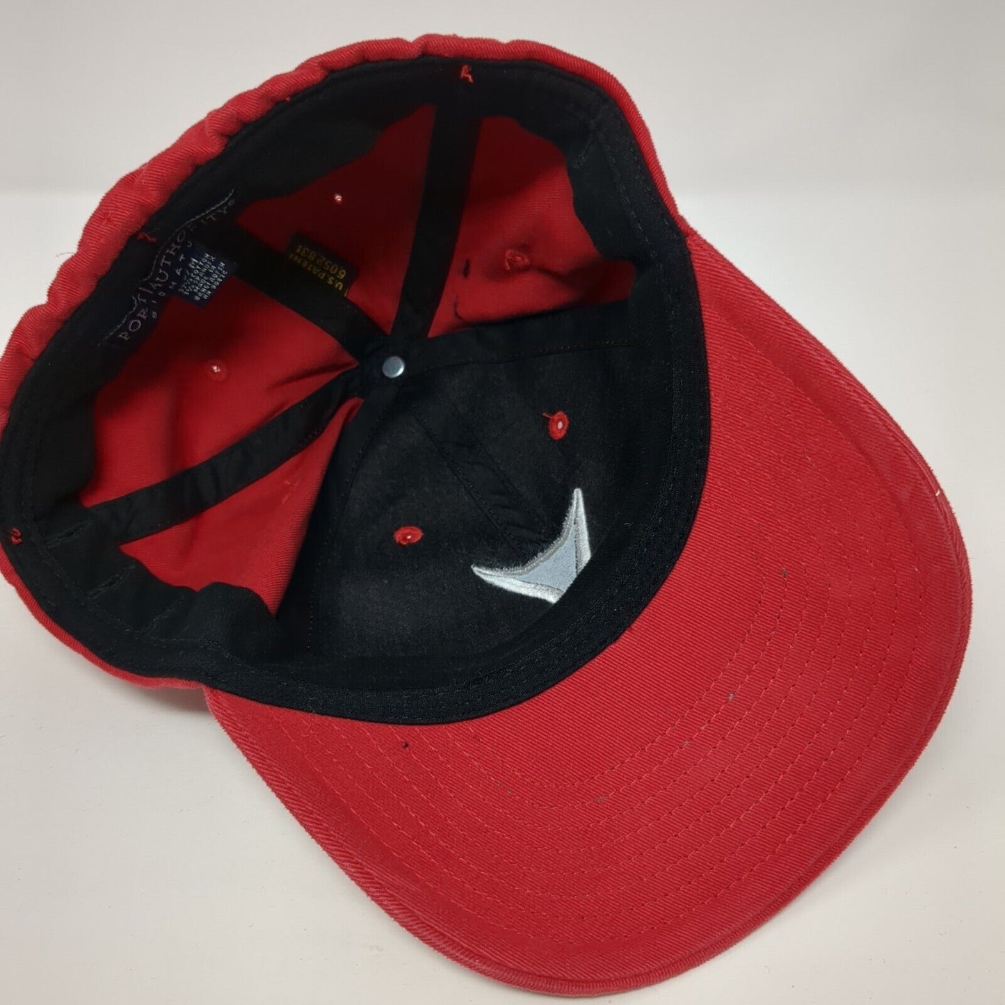 Trikke Fitted Hat Red S/M Embroidered Logo Port Authority 6 Panel