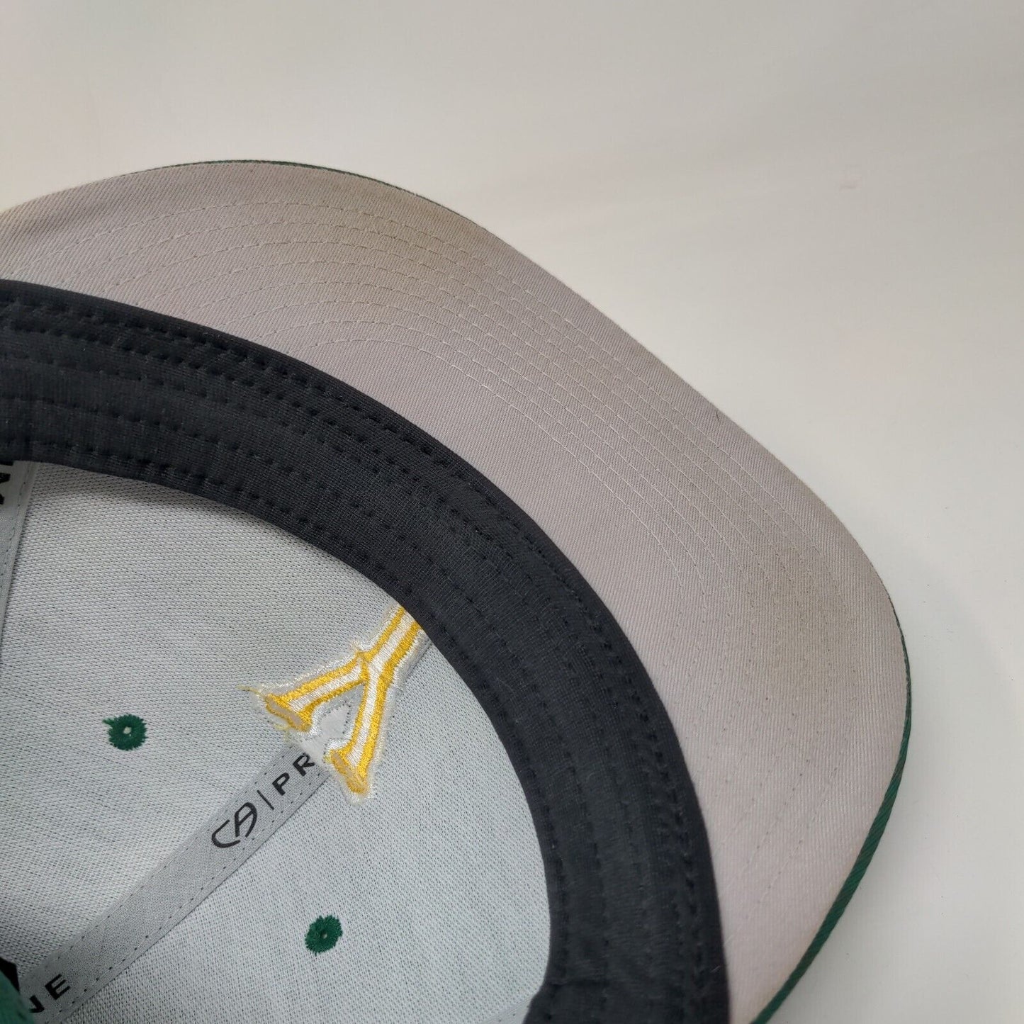 Y Initial Fitted Hat Green L/XL Embroidered Flexfit Yupoong Cap America