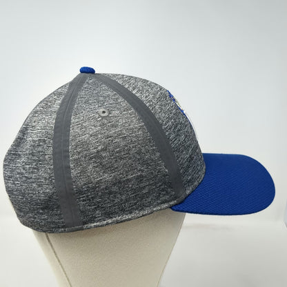 Kansas City Royals MLB New Era Baseball Cap Gray Blue L 39THIRTY Crown Logo Hat