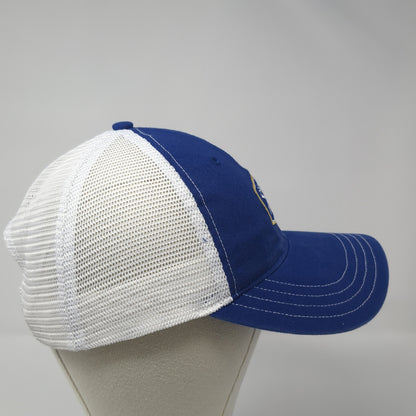 PT Solutions Snapback Trucker Hat Blue Large Mesh Back Richardson