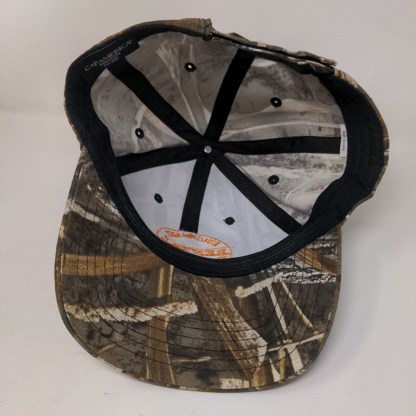 Equipment Rental Service Inc. Strapback Hat Camo One Size Cap America
