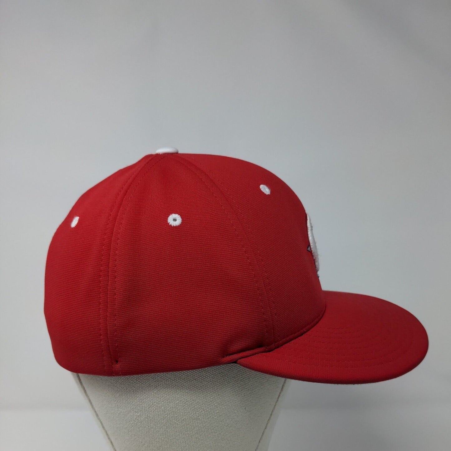 CO Star Fitted Hat Red Small-Medium Embroidered Flexfit Richardson