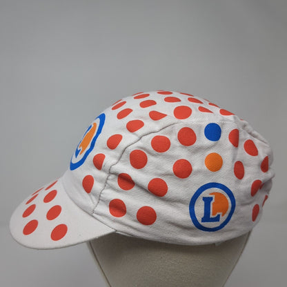 E.Leclerc Stretch Fitted Hat Multi One Size Polka Dot Cotton Outdoor