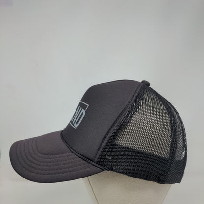 URLND Snapback Trucker Hat Black OSFM Adjustable Mesh Back Rope Otto Collection