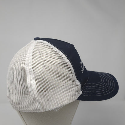 Intermountain MLS Snapback Trucker Hat Blue OS Adjustable Mesh Port Authority