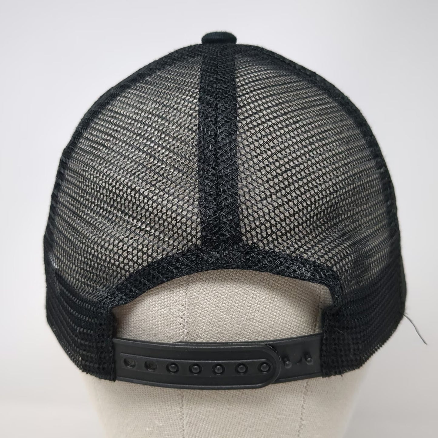 CSI Trucker Hat Black One Size Anna Maria Island Florida Sunset Graphic Mesh