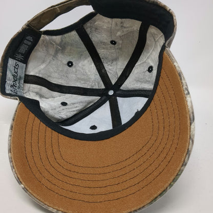 K-Products Baseball Cap Brown One Size New Holland Camo Embroidered Logo Hat