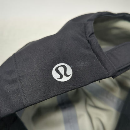 Lululemon Baseball Cap Black One Size Strapback Reflective Polyester Logo Hat