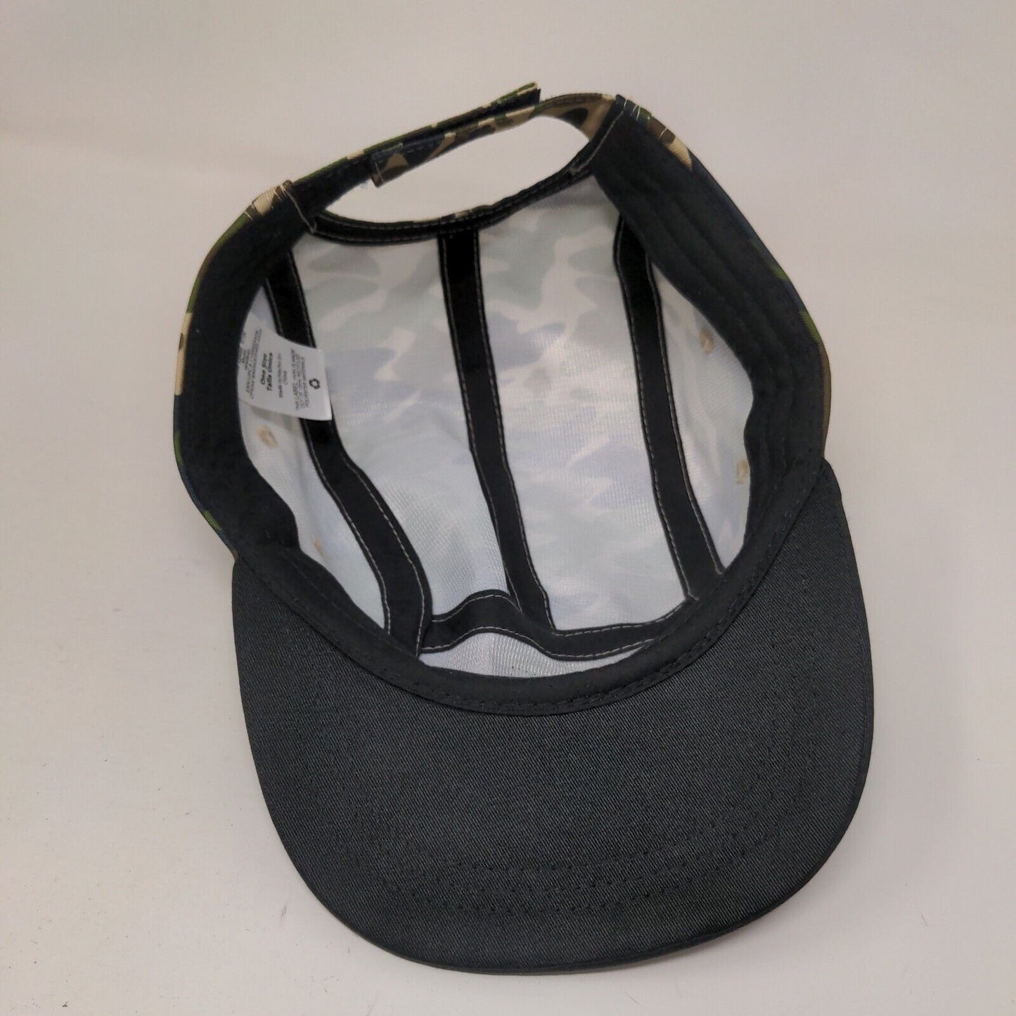 Urban Surf Strapback Hat Camouflage One Size Adjustable Strapback Vented Holes