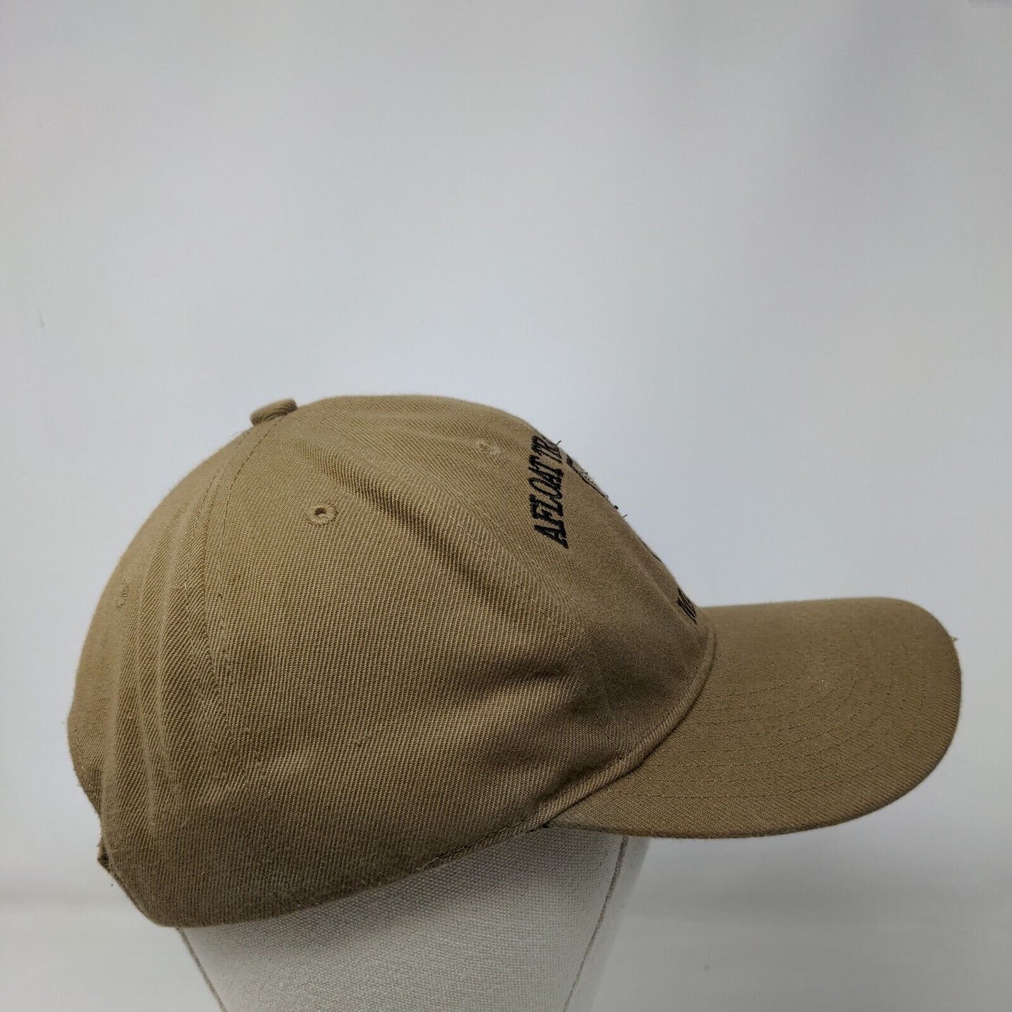 Afloat Training Group Mayport Strapback Hat Brown One Size Embroidered